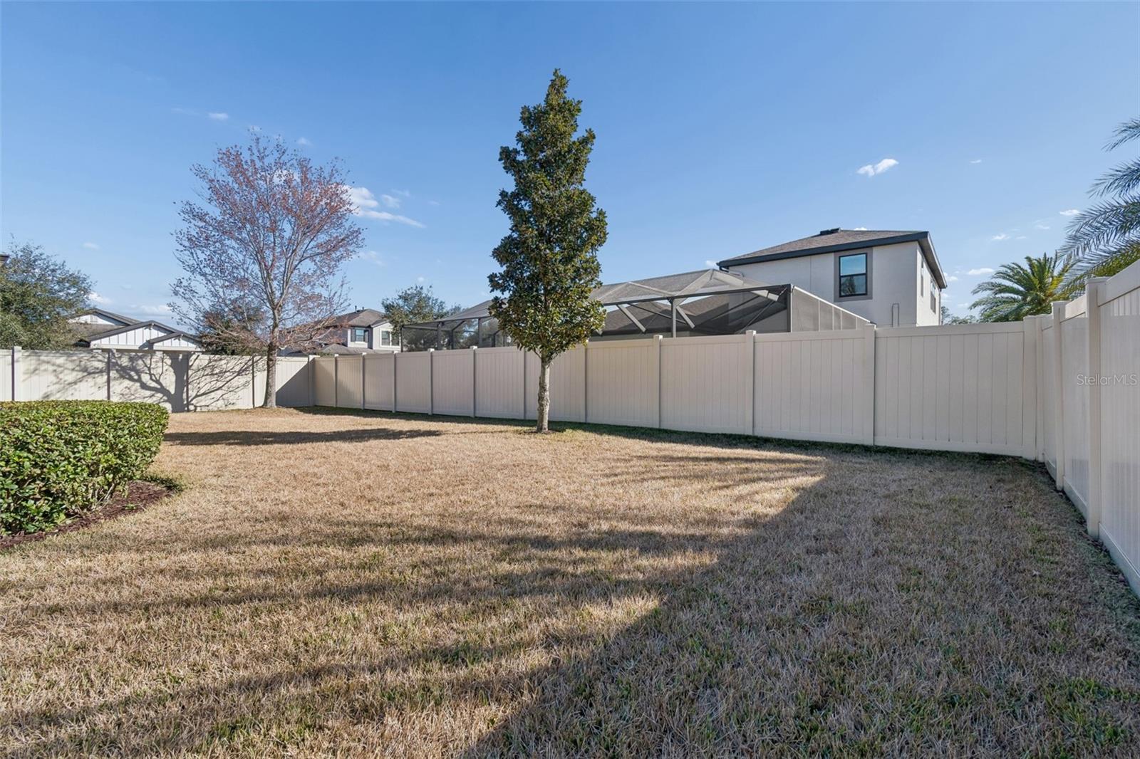 Huge backyard / .24 acre homesite