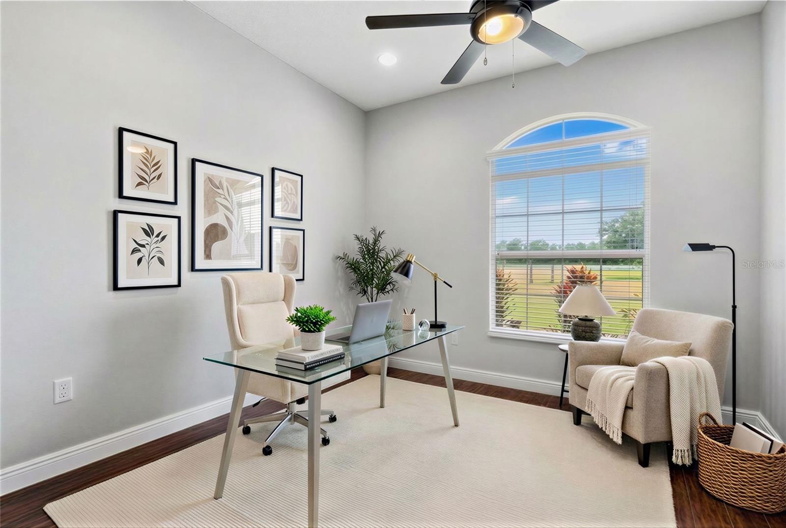 Flex Office bonus room virtually stage as office   Currently used as amazing woman's Sexy in the city size closet