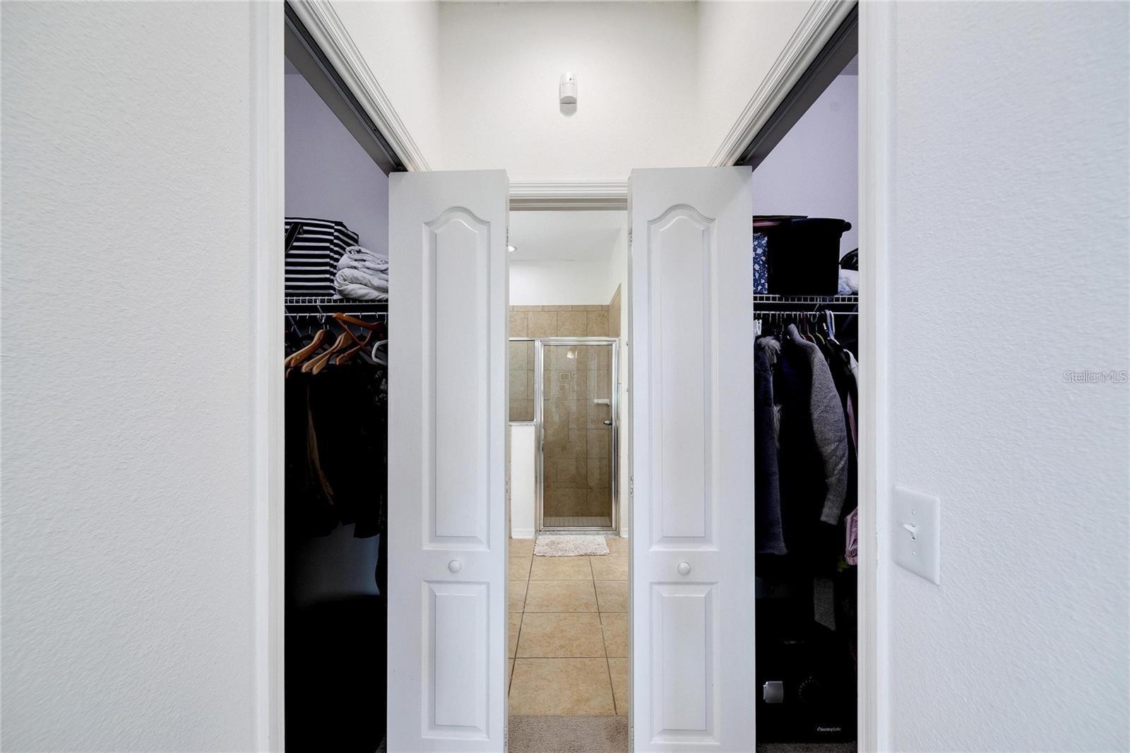 Dual Primary Suite Closets