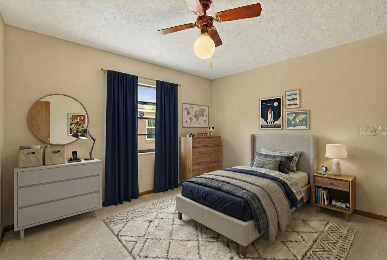 *Virtually Staged* Bedroom 4