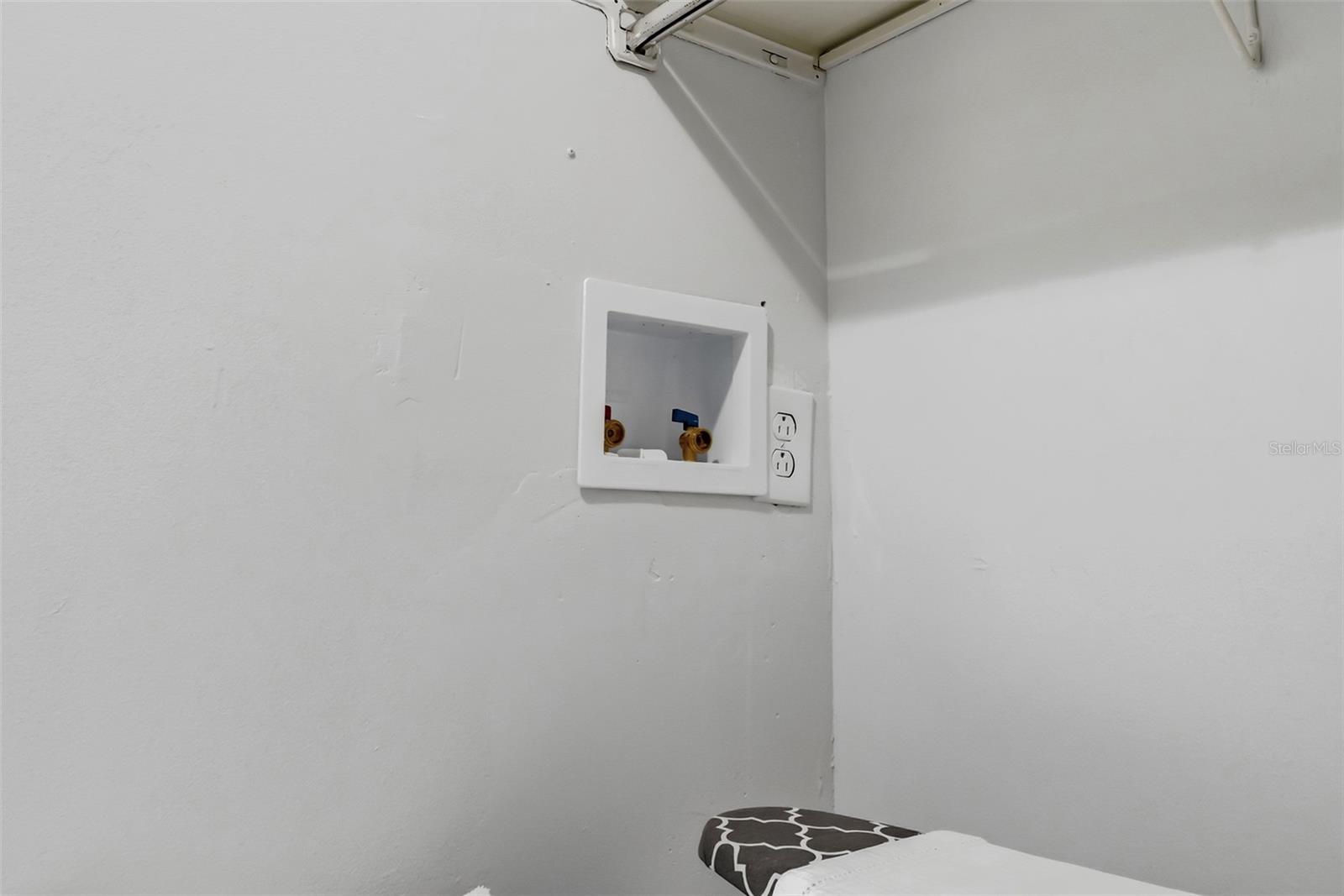 Washer/Dryer Hook-up in Primary Walk-In Closet