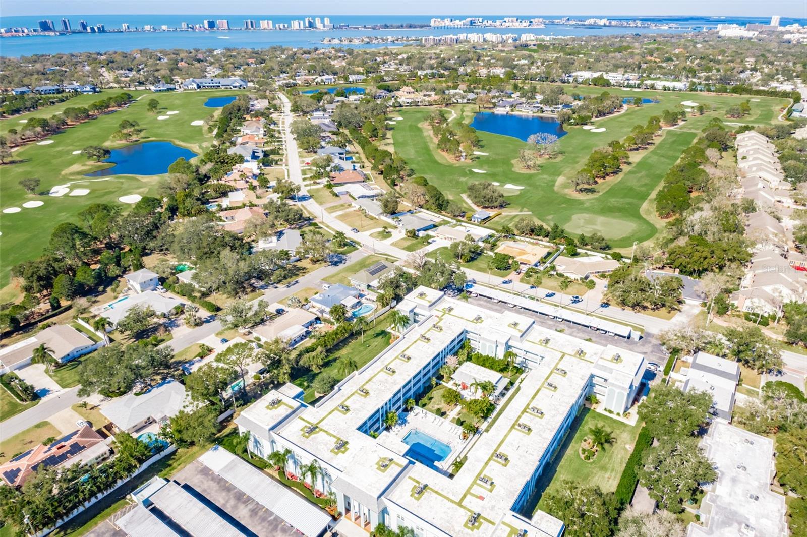Aerial of BLDG 1/Pelican Golf Club/Gulf Of Mexico