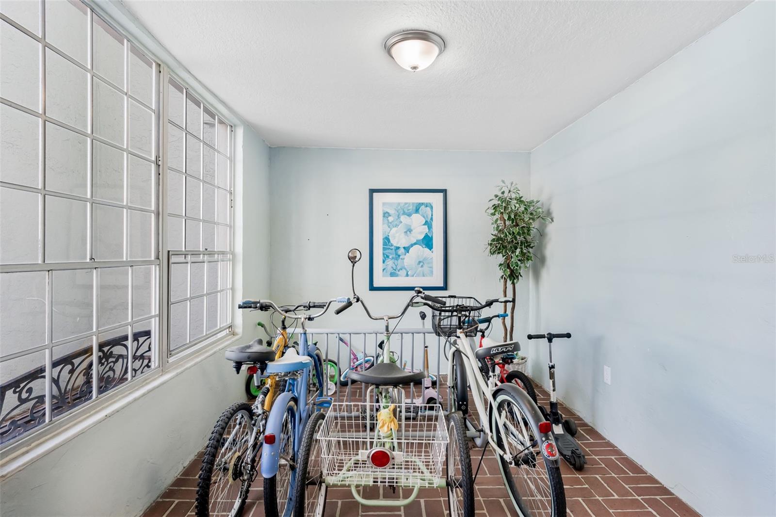Bicycle Rack/Lobby Area