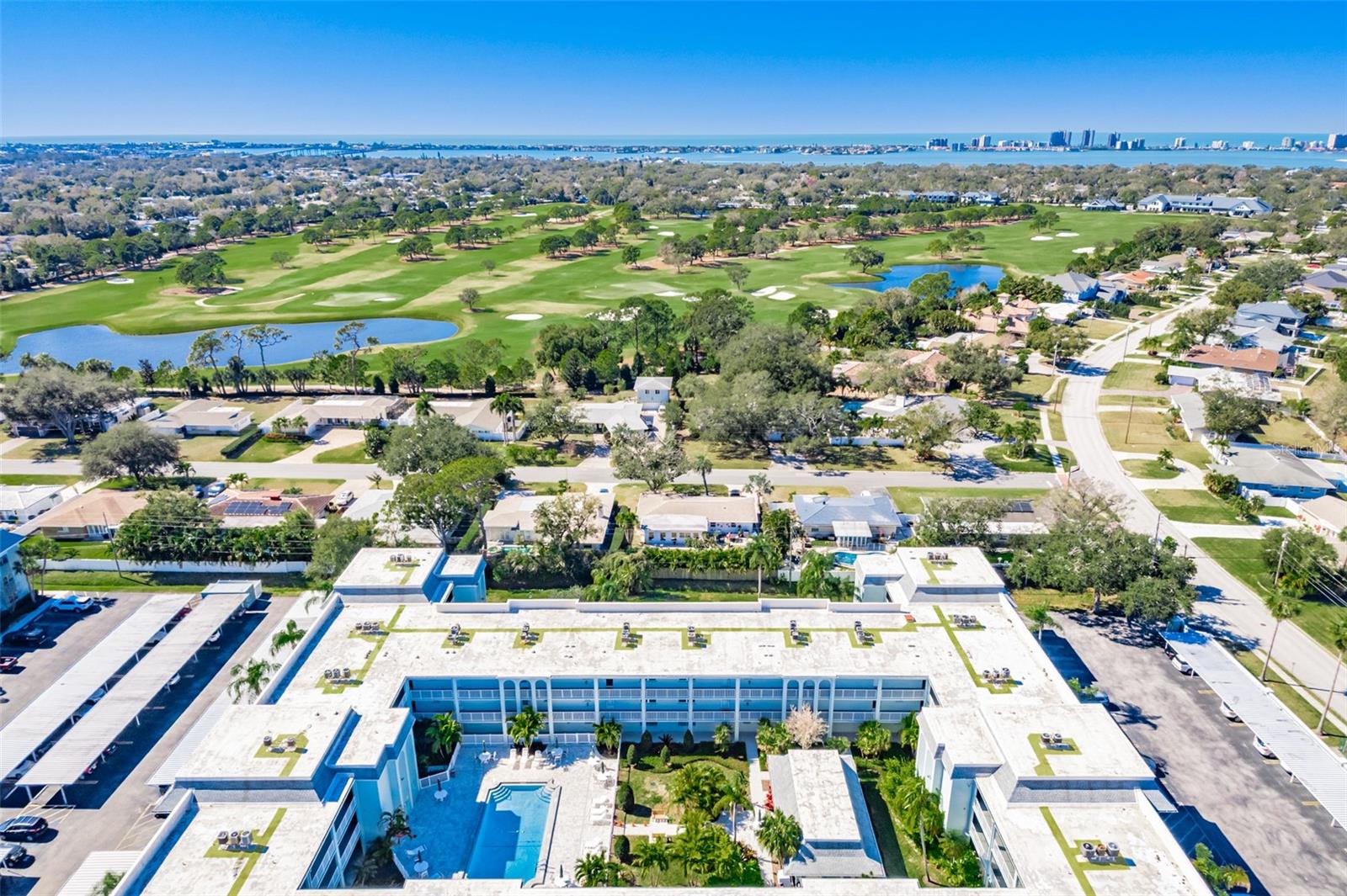 Aerial of Belleair Forest Condo BLDG 1 & Pelican Golf Club
