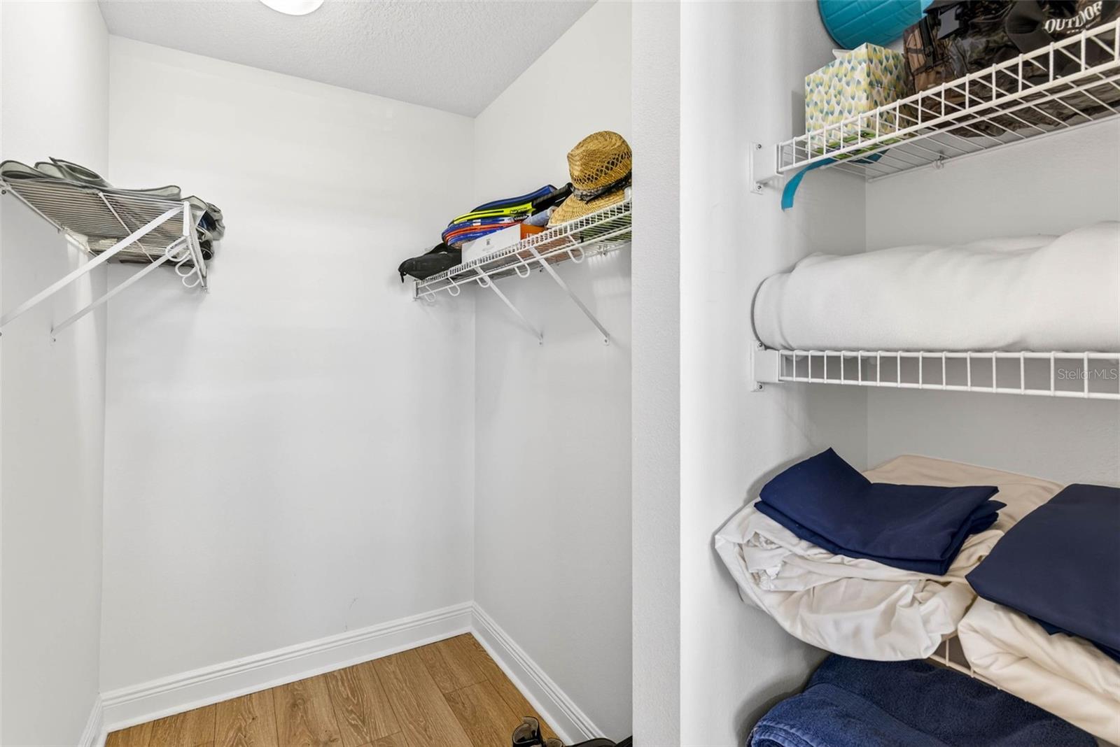 Large Walk-in Guest Bedroom Closets