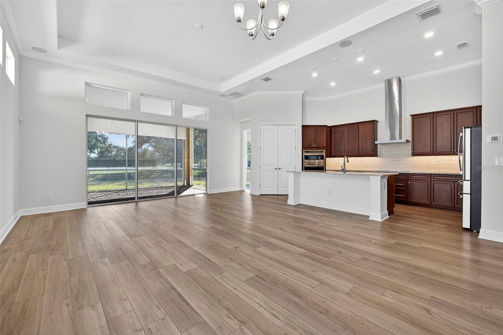 Luxury vinyl flooring