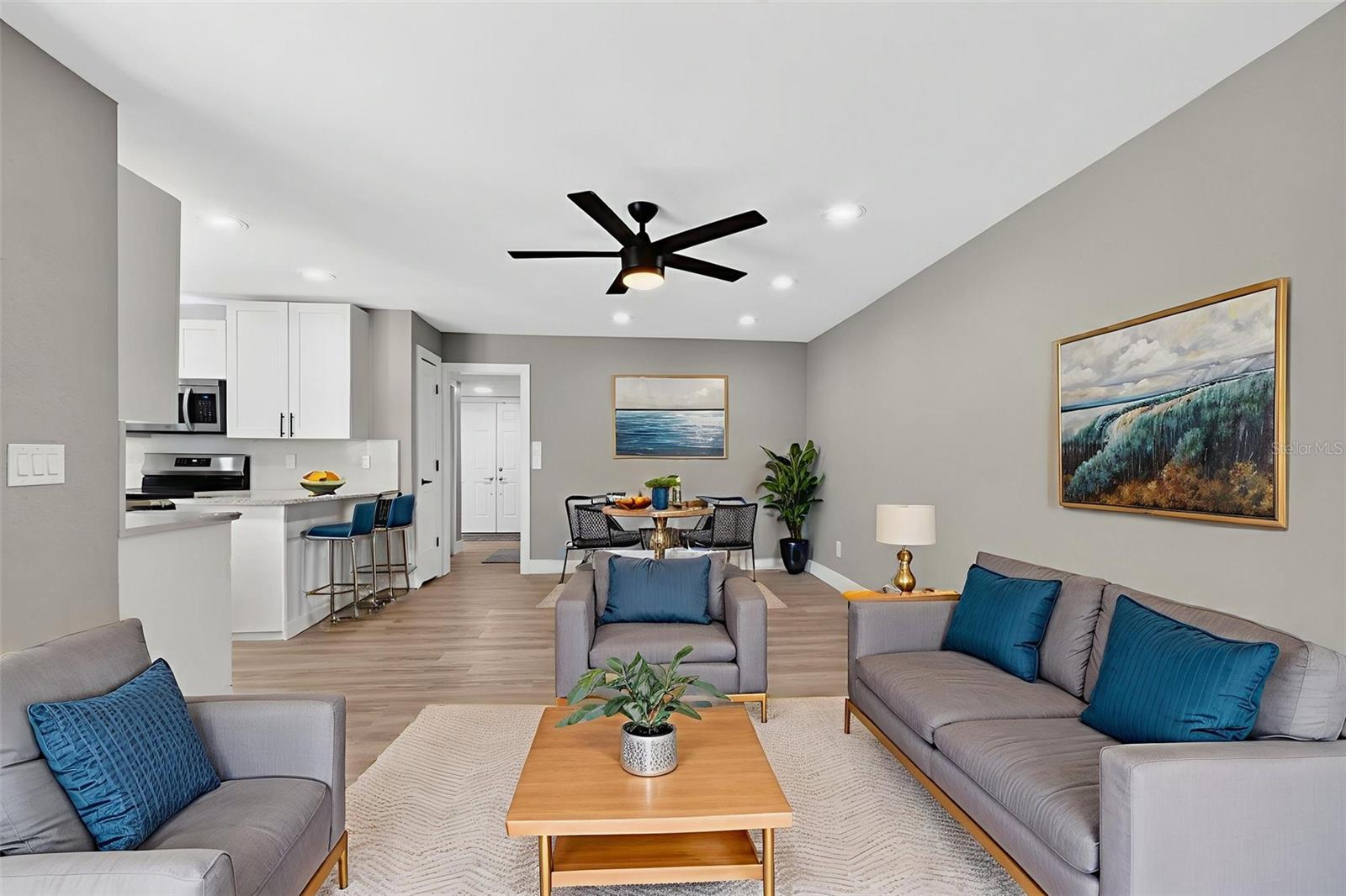 Beautiful example of how the flow of this home is perfect for you to relax in.