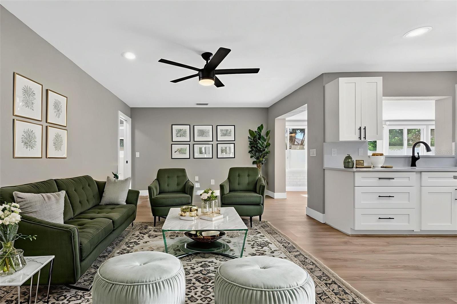 A more formal example that would be wonderful for entertaining or guests.