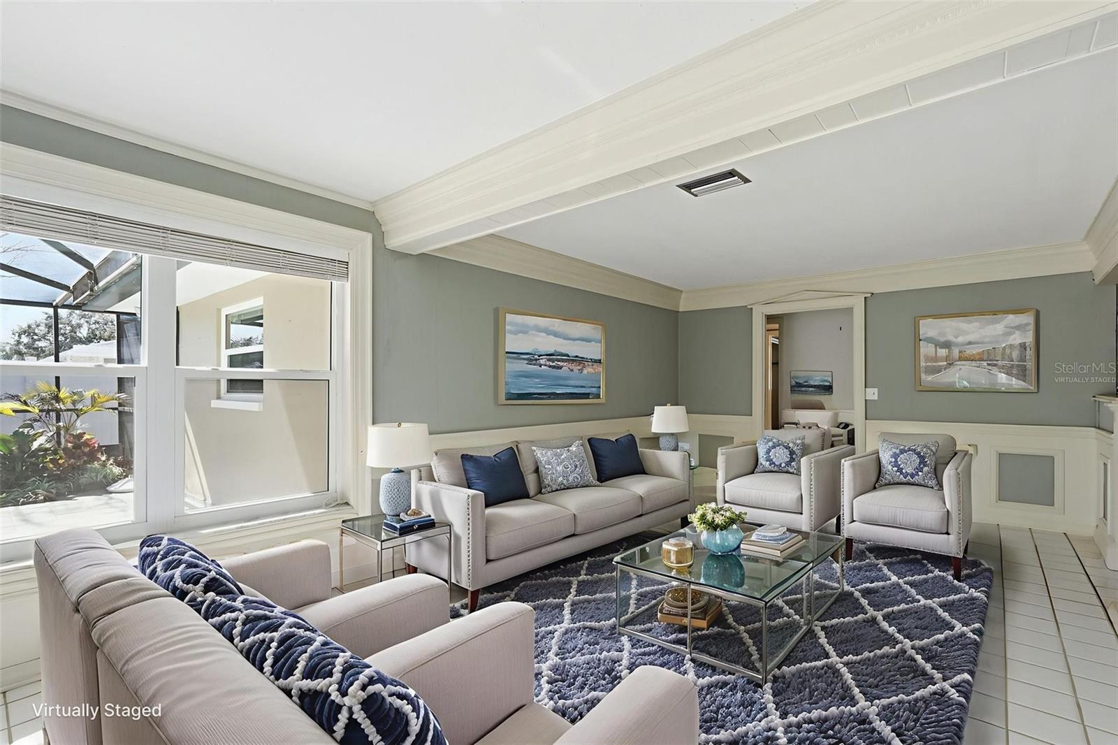 Family Room _ Virtually Staged