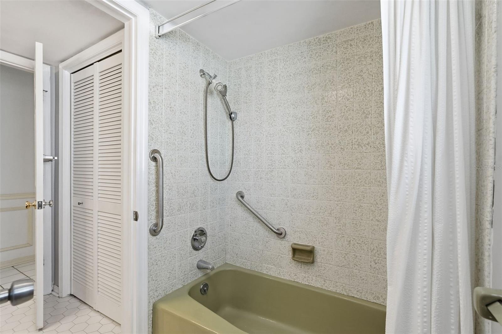 Hall Bath with Linen Closet