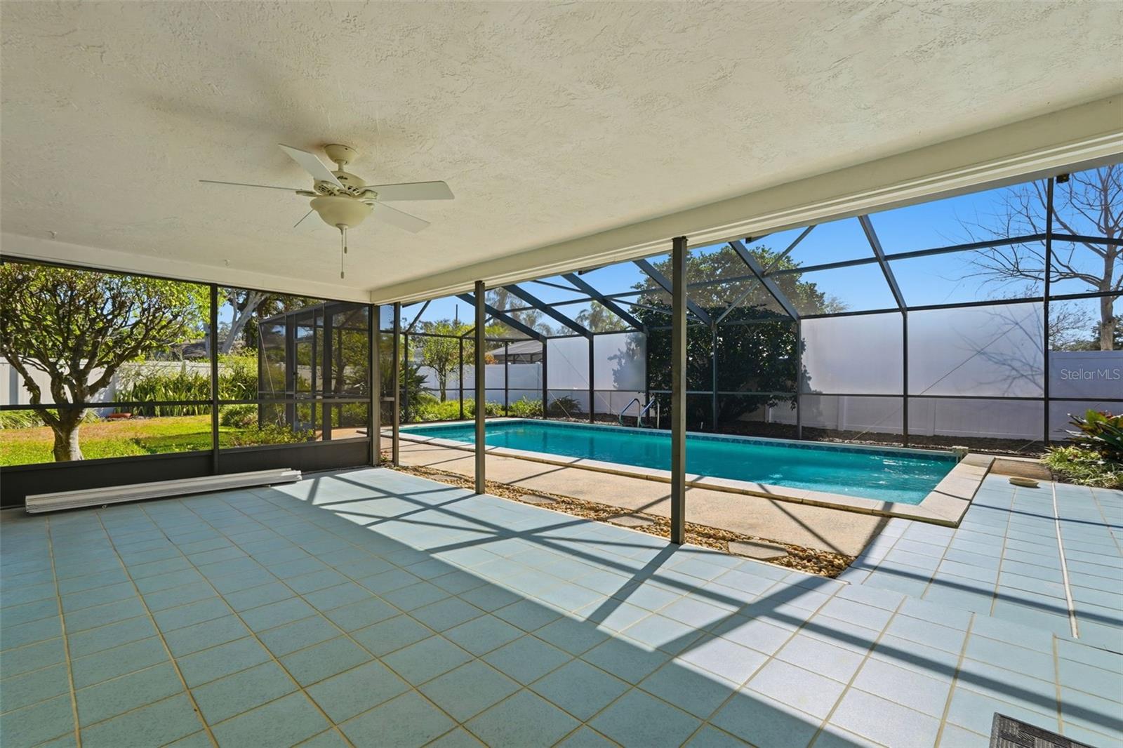 Huge covered screened Lanai overlooking pool