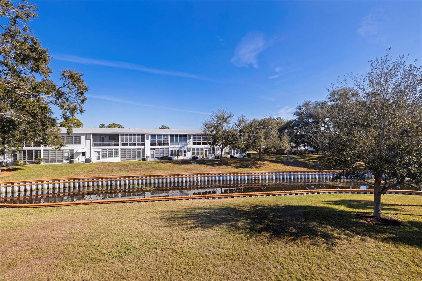 Canal view from  enclosed porch