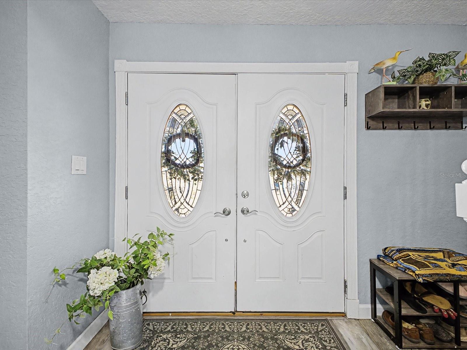 Front interior entry