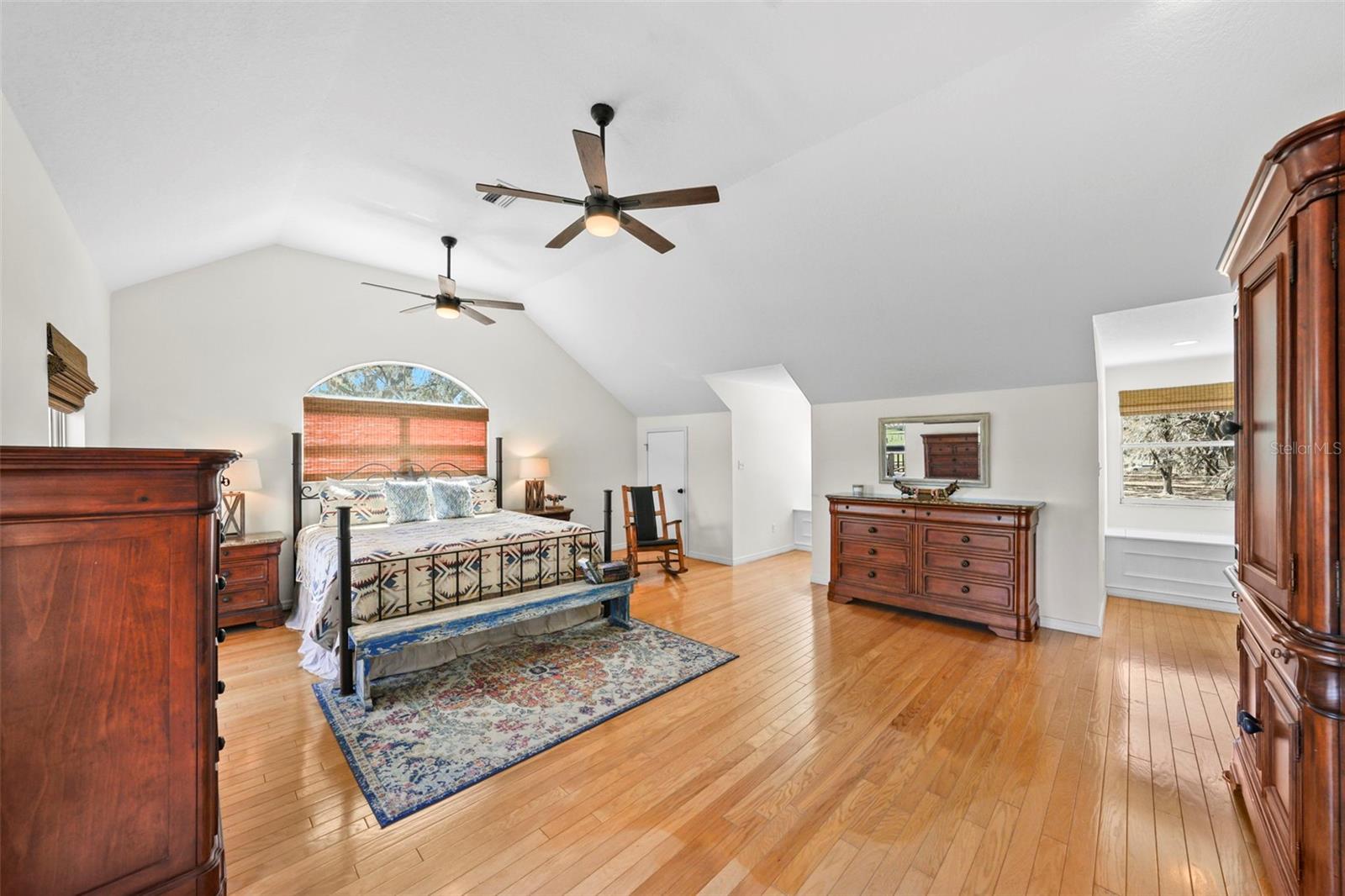 Large and private primary suite