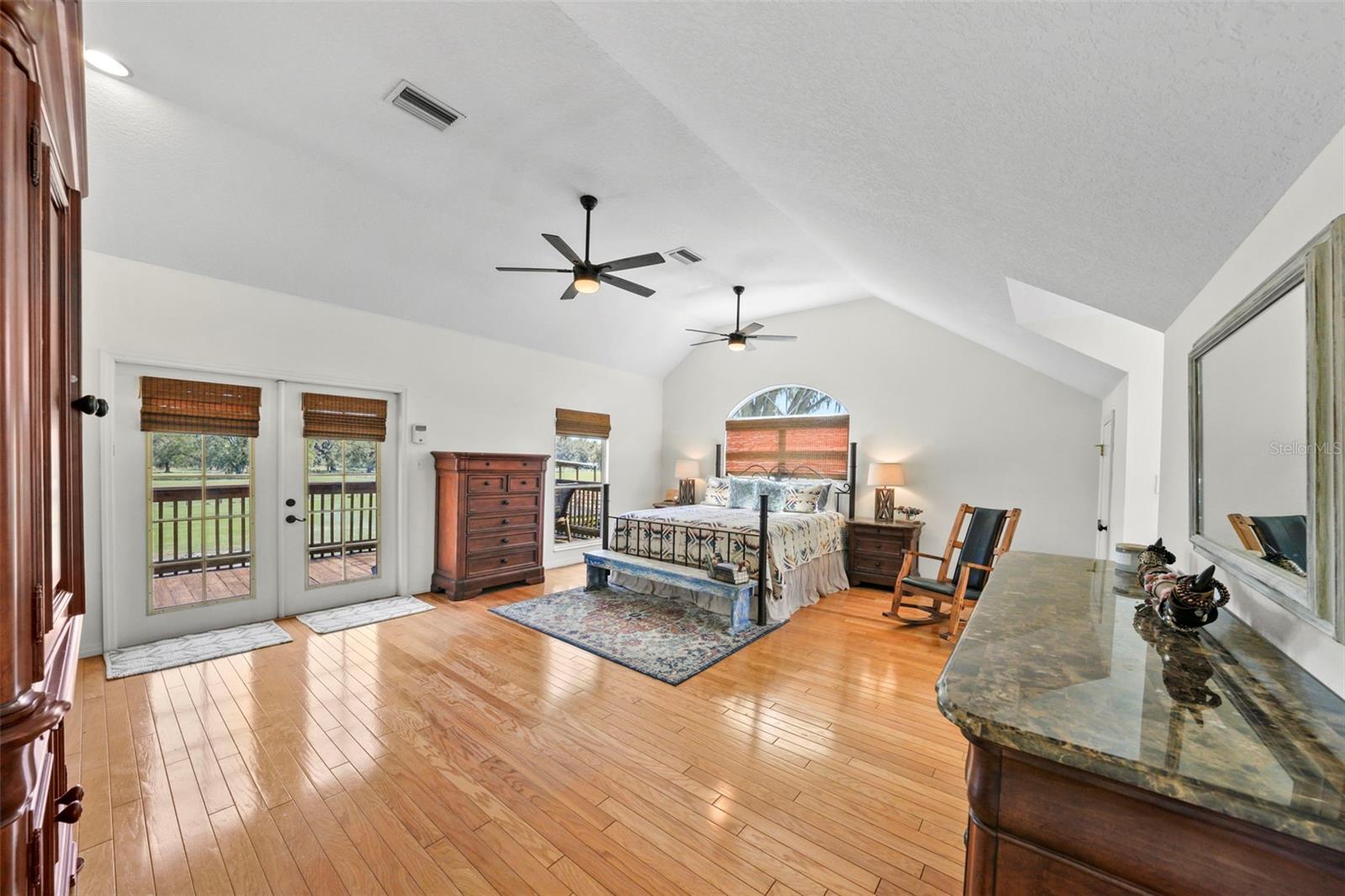 access to private balcony