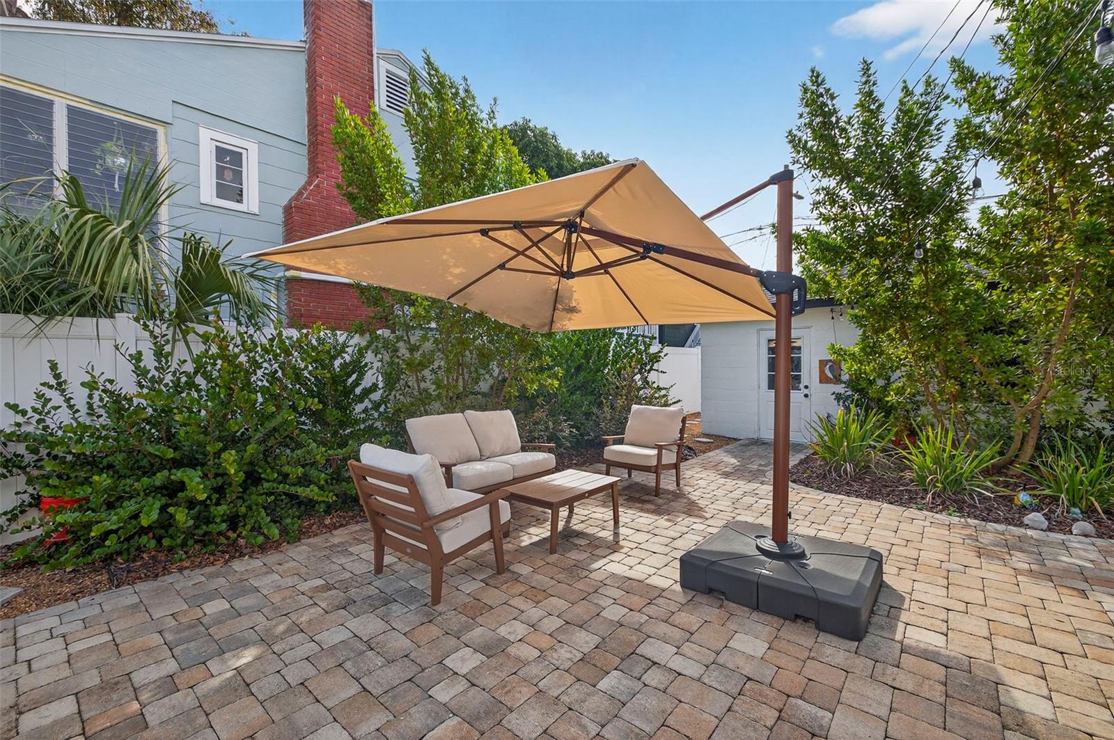 Pavered Seating Area