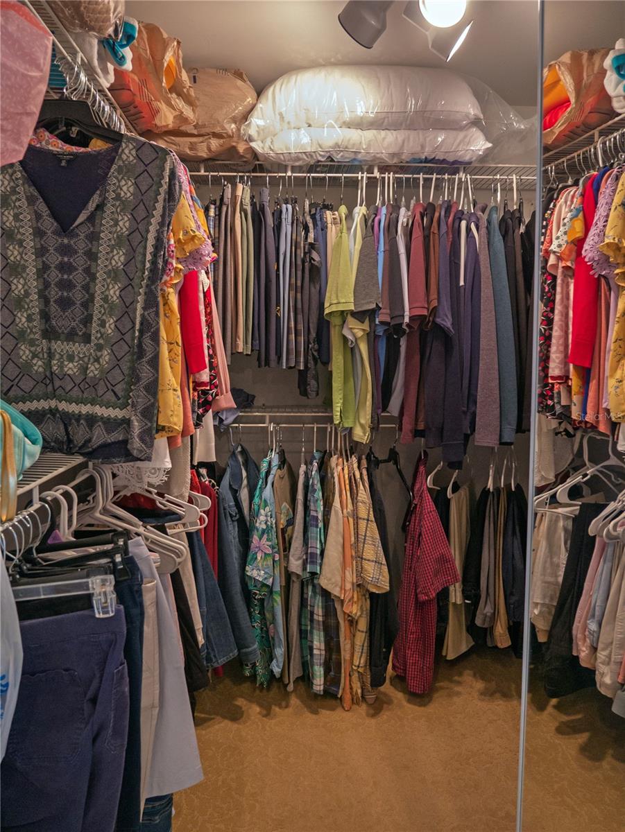 Primary Walk-in Closet