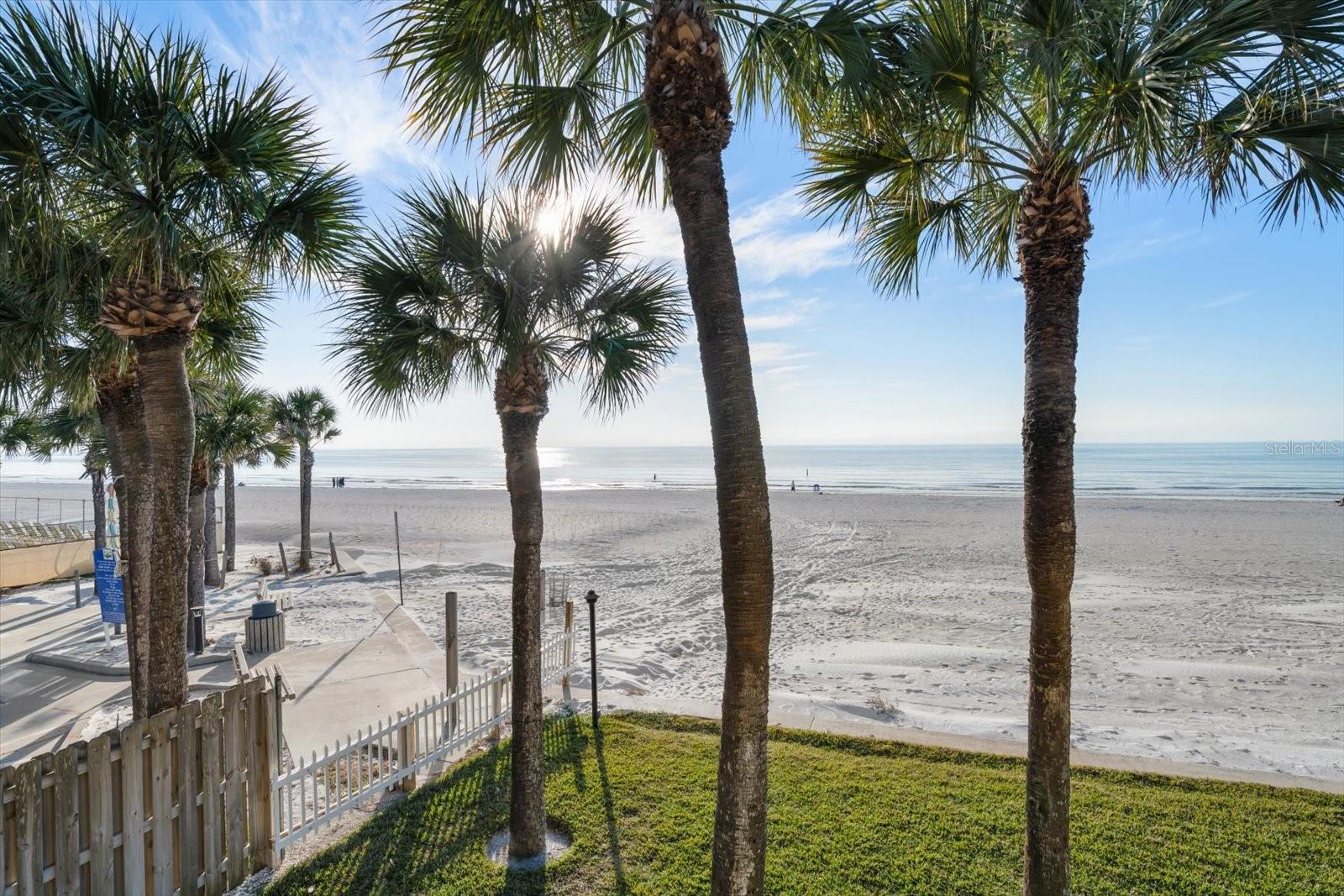 View to east from subject condo.