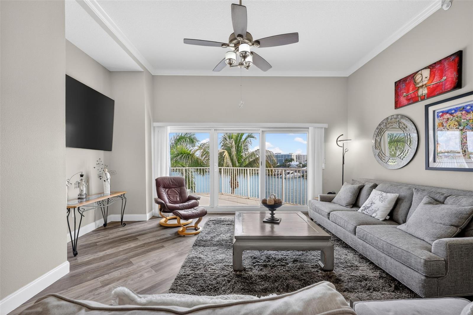 As you enter the Living space you will be greated by the breathtaking views.