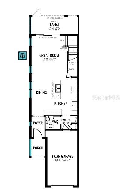 First Floor End Unit