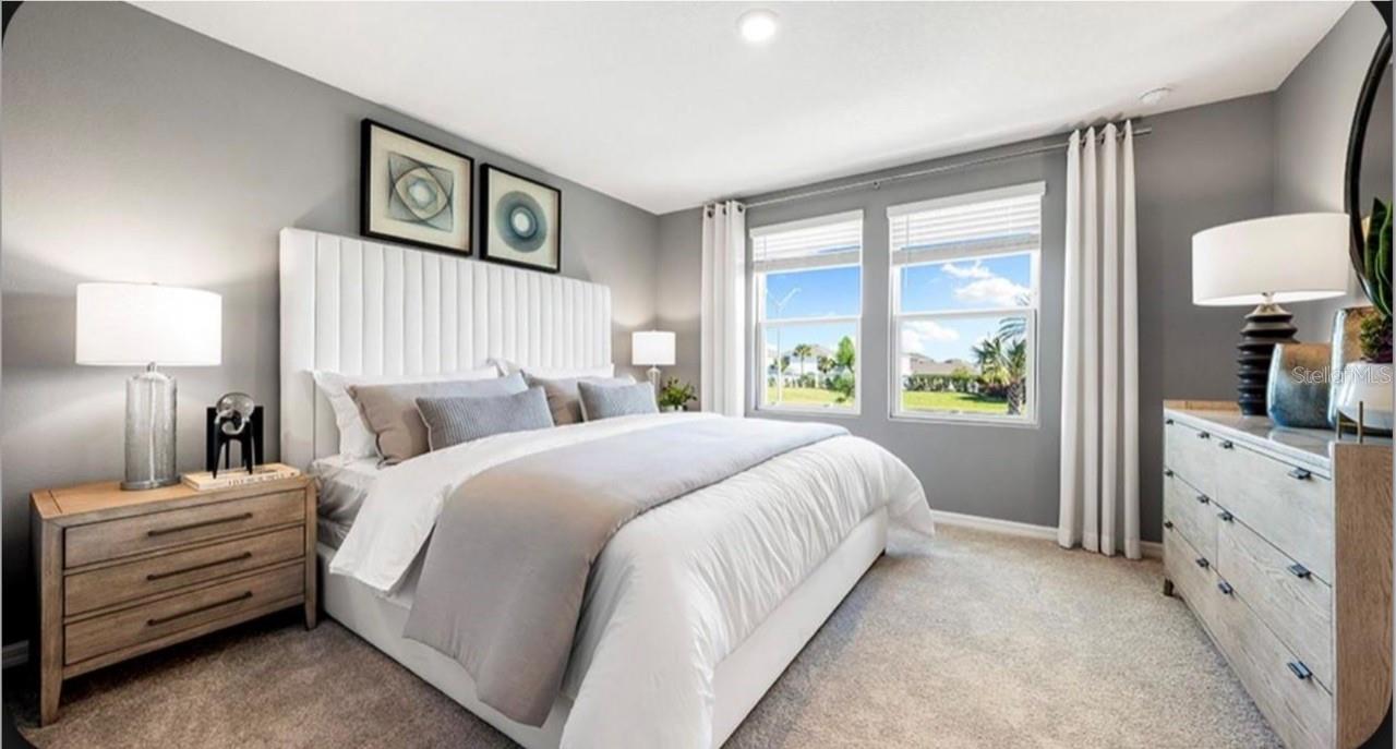 Primary Bedroom – Staged (Builder Photo)