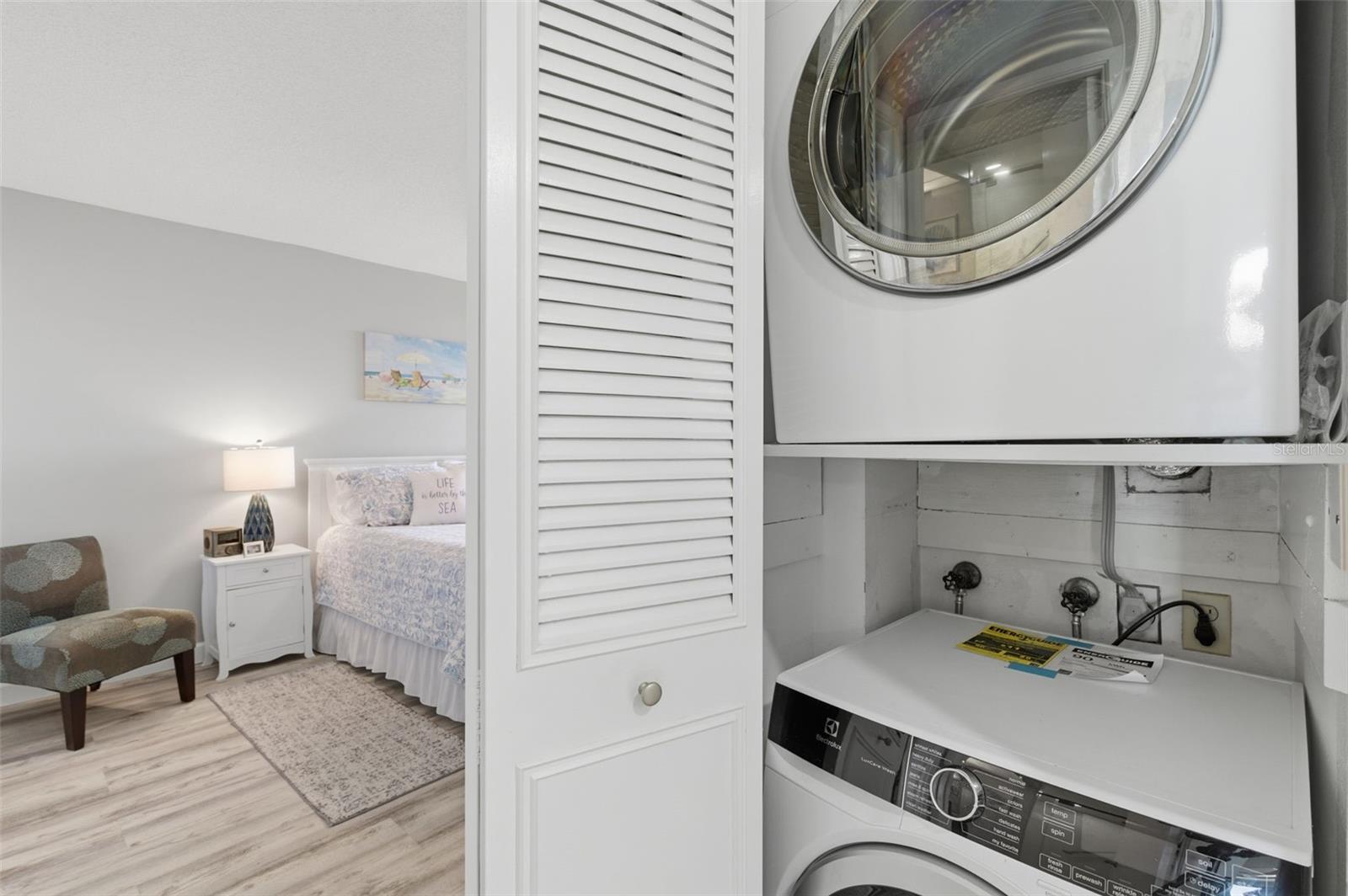 Washer & Dryer in closet