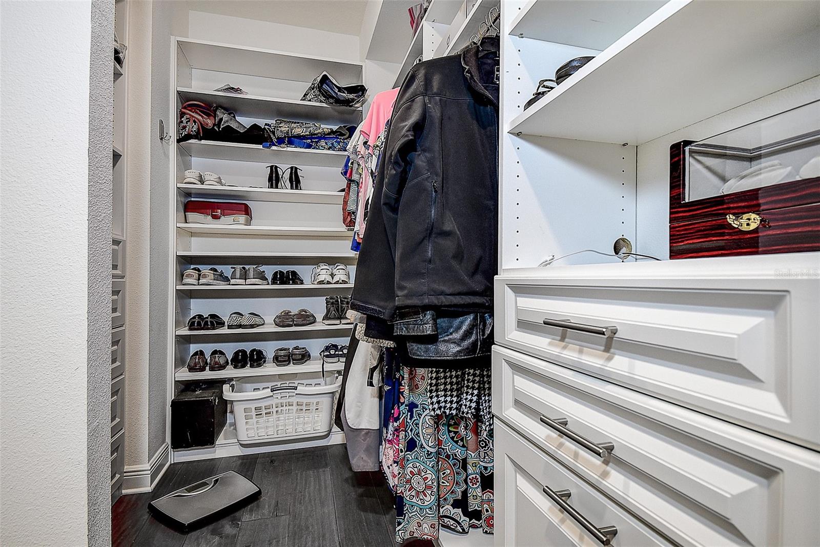 Primary "Hers" Walk-in Closet