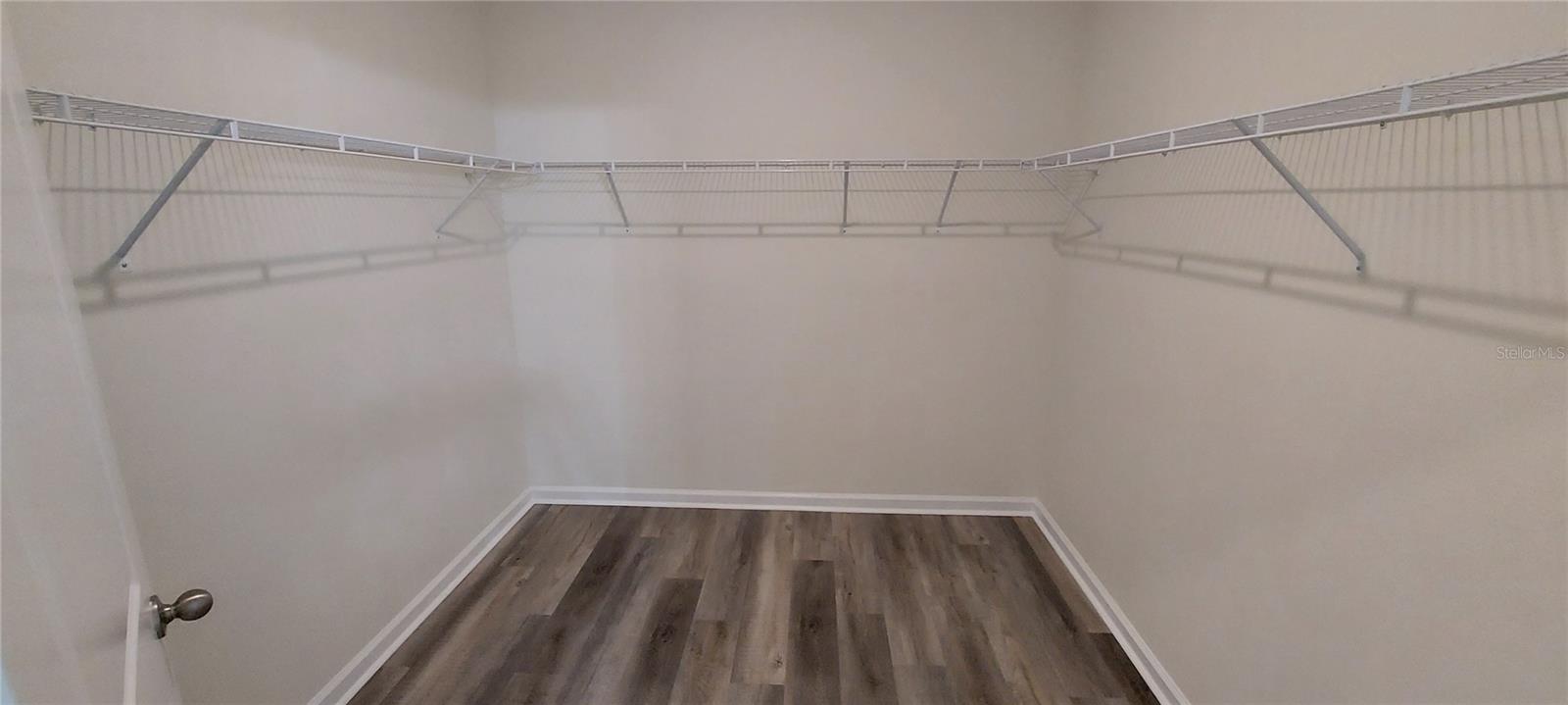 Master walk in closet