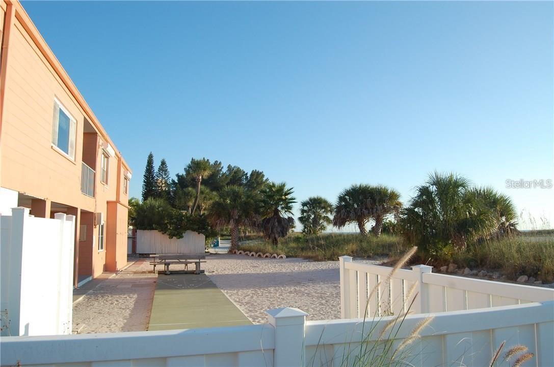 Beach area Shuffleboard
