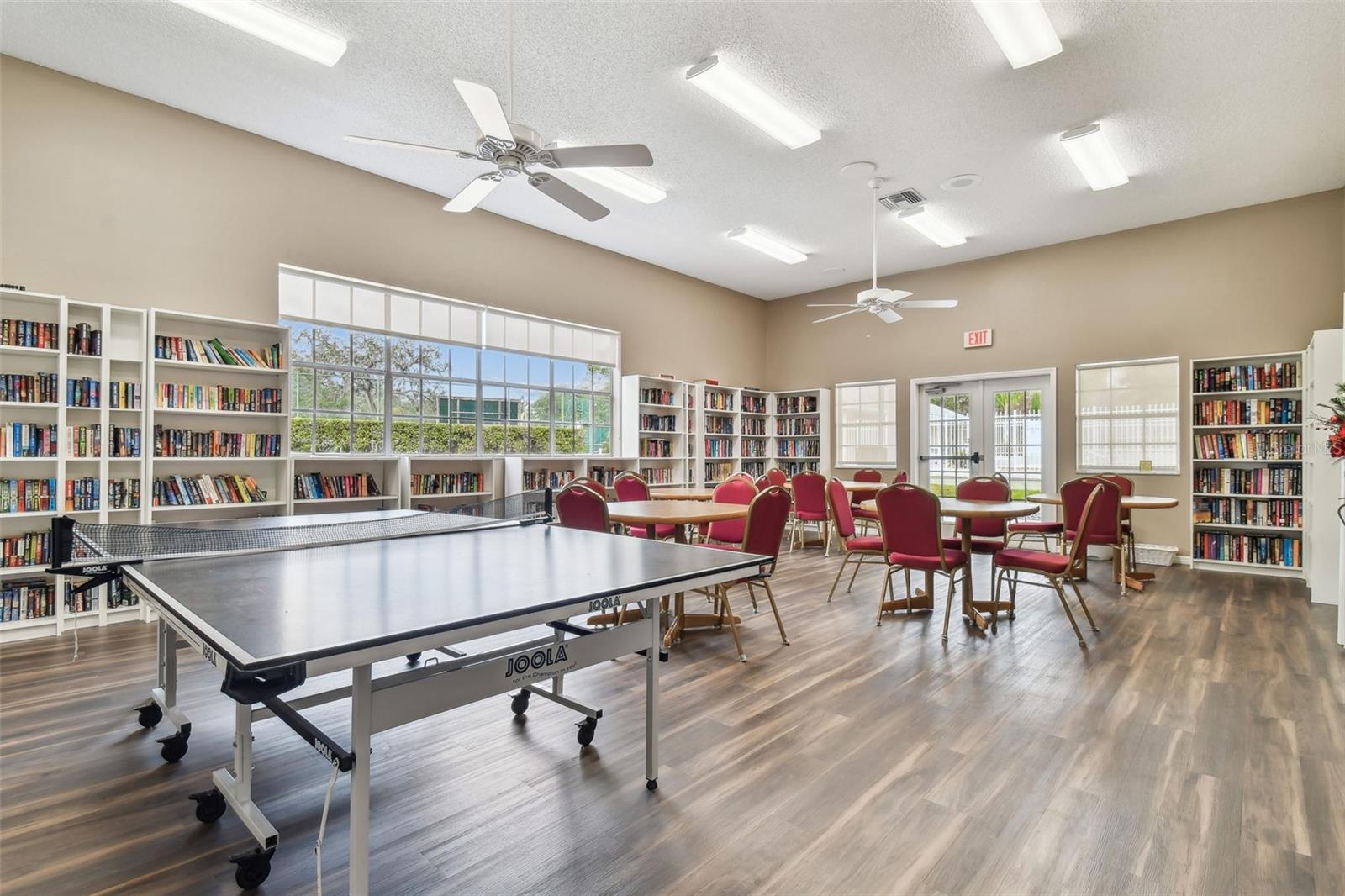 Table tennis and library