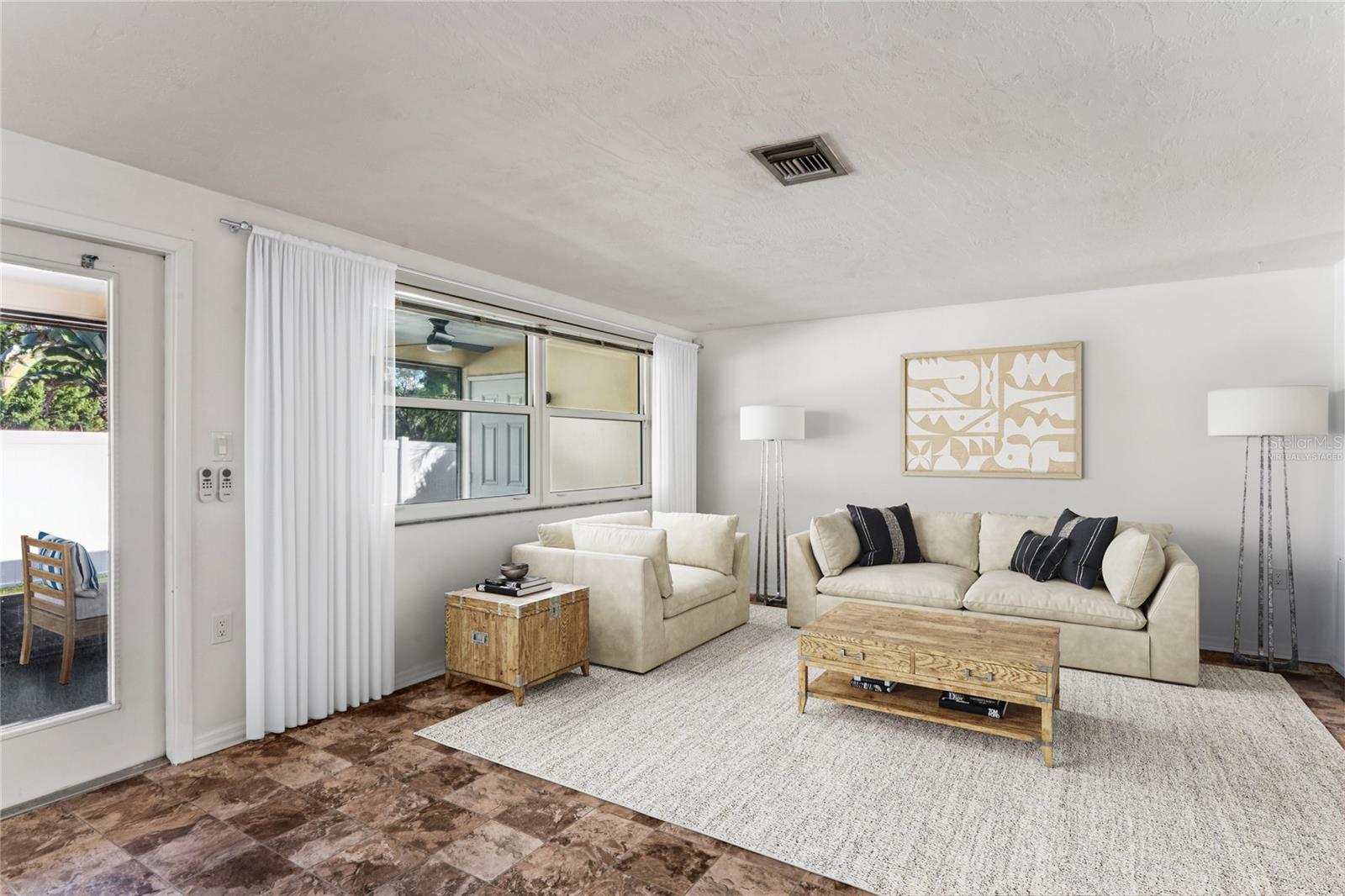 Virtually Staged: Living Room