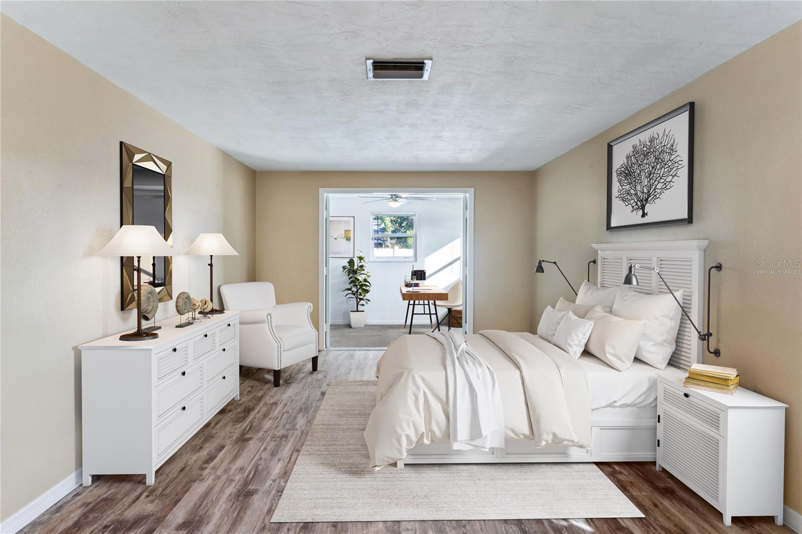 Virtually Staged: Master Bedroom