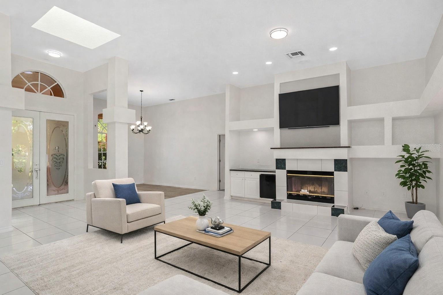 Living Room Virtually Staged