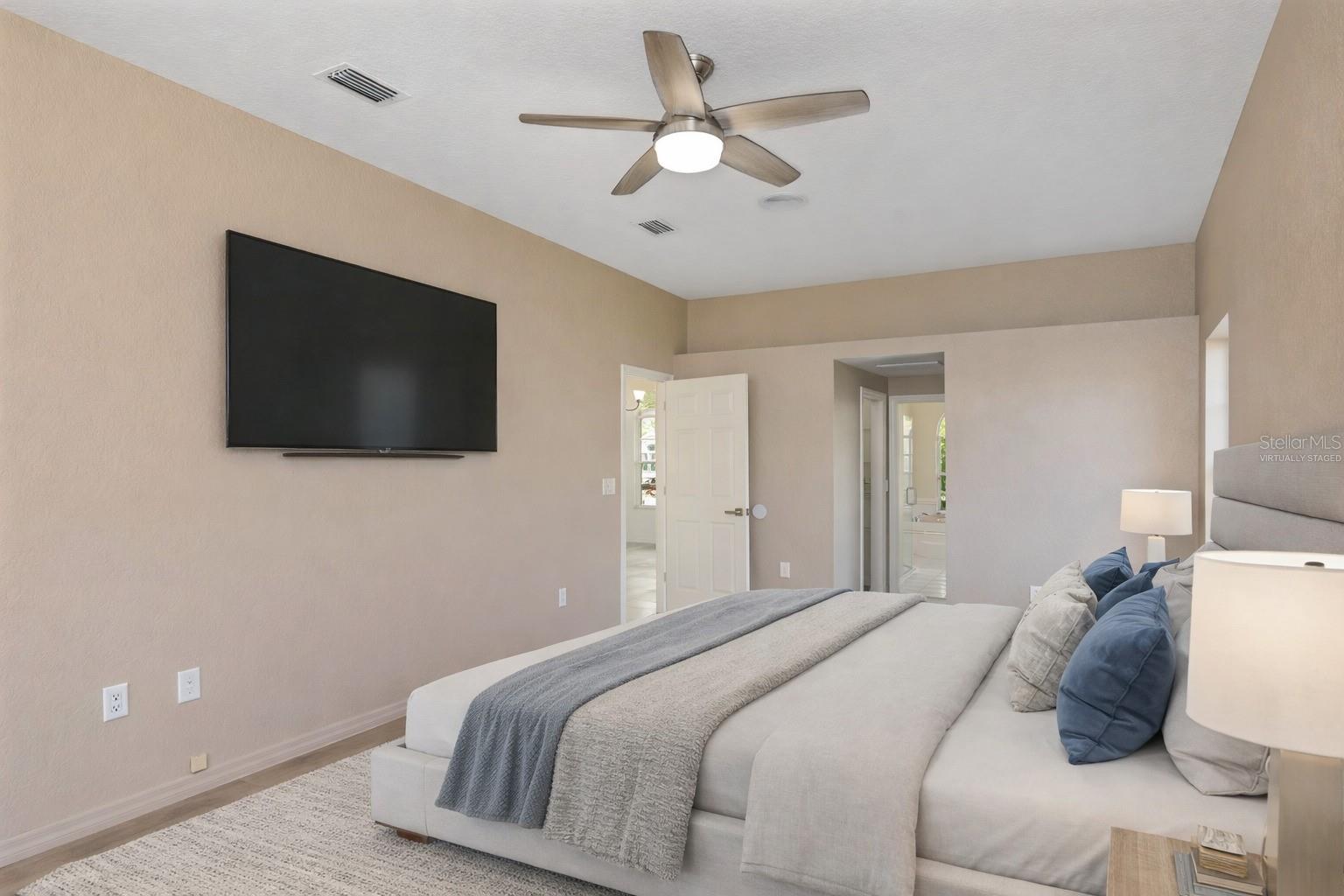 Master Bedroom Virtually Staged