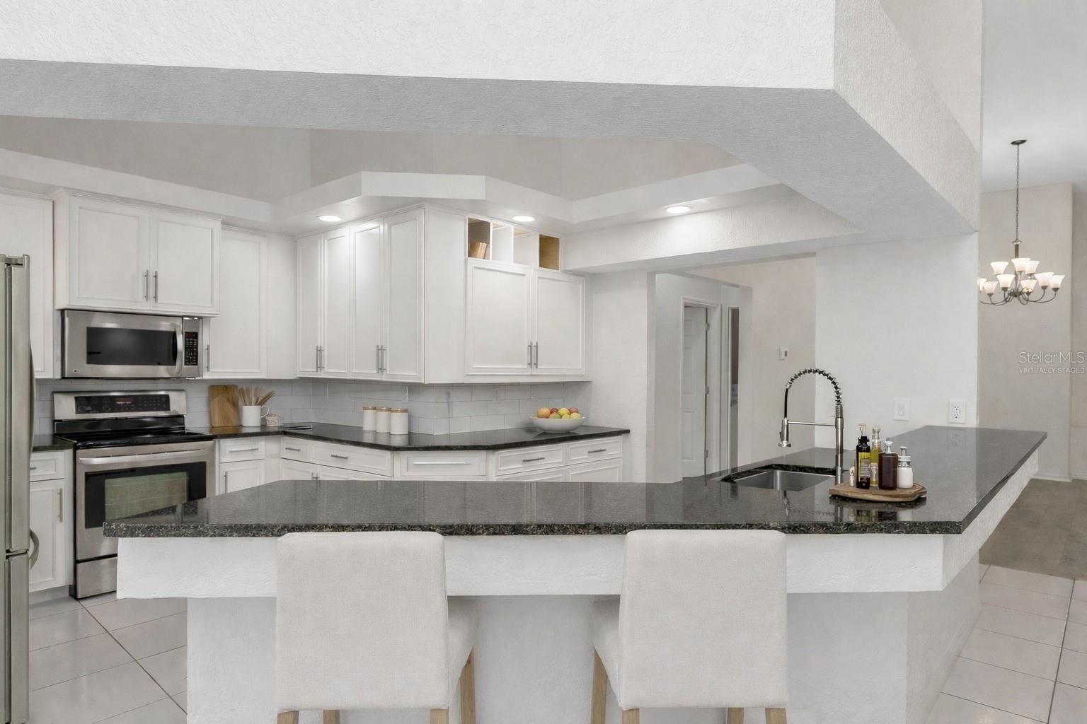 Kitchen Virtually Staged