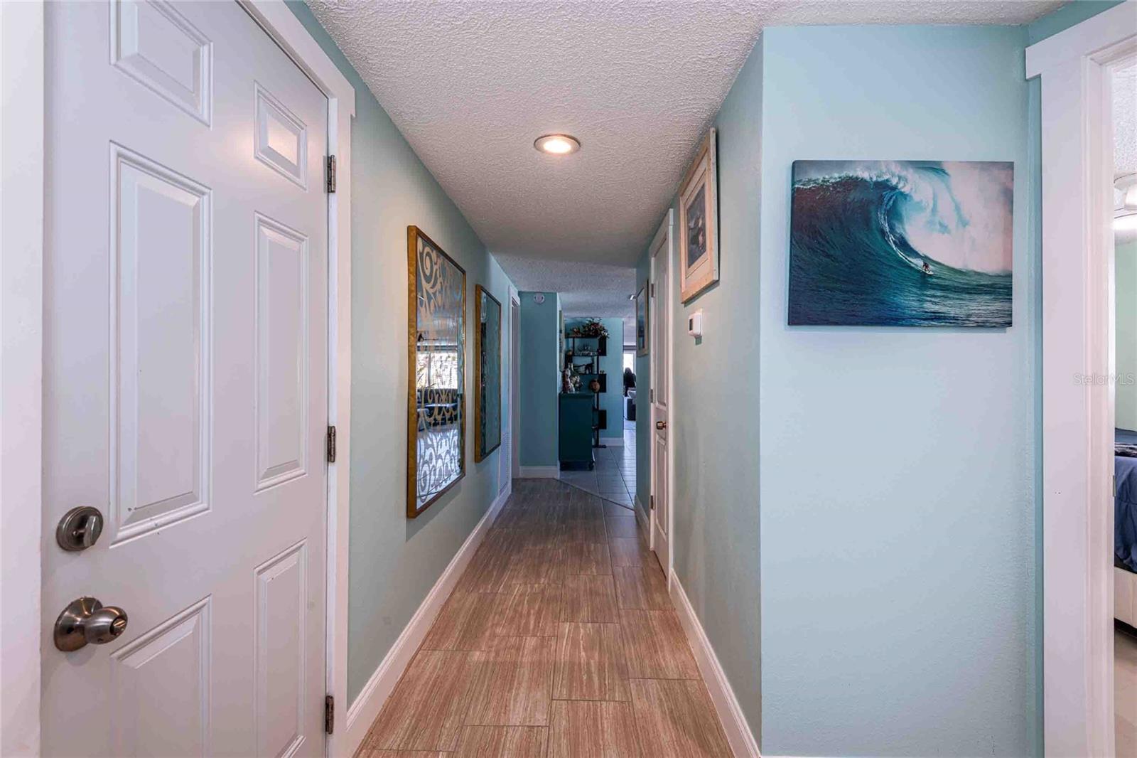 Entrance into the home.