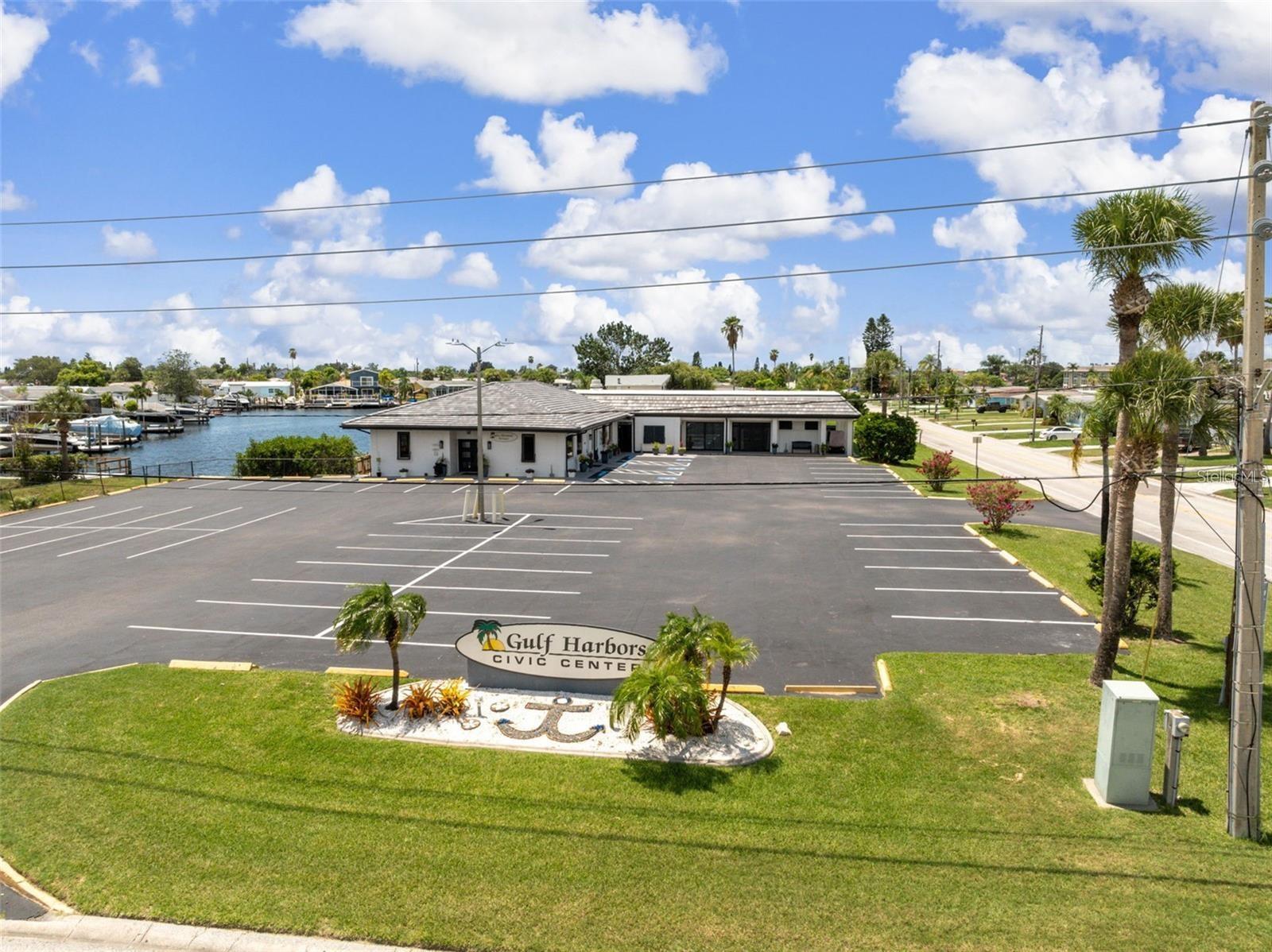The Gulf Harbors Civic Association is optional and has community clubs such as the Women's club, card club, fishing club, social club, and more and is a golf cart friendly community.