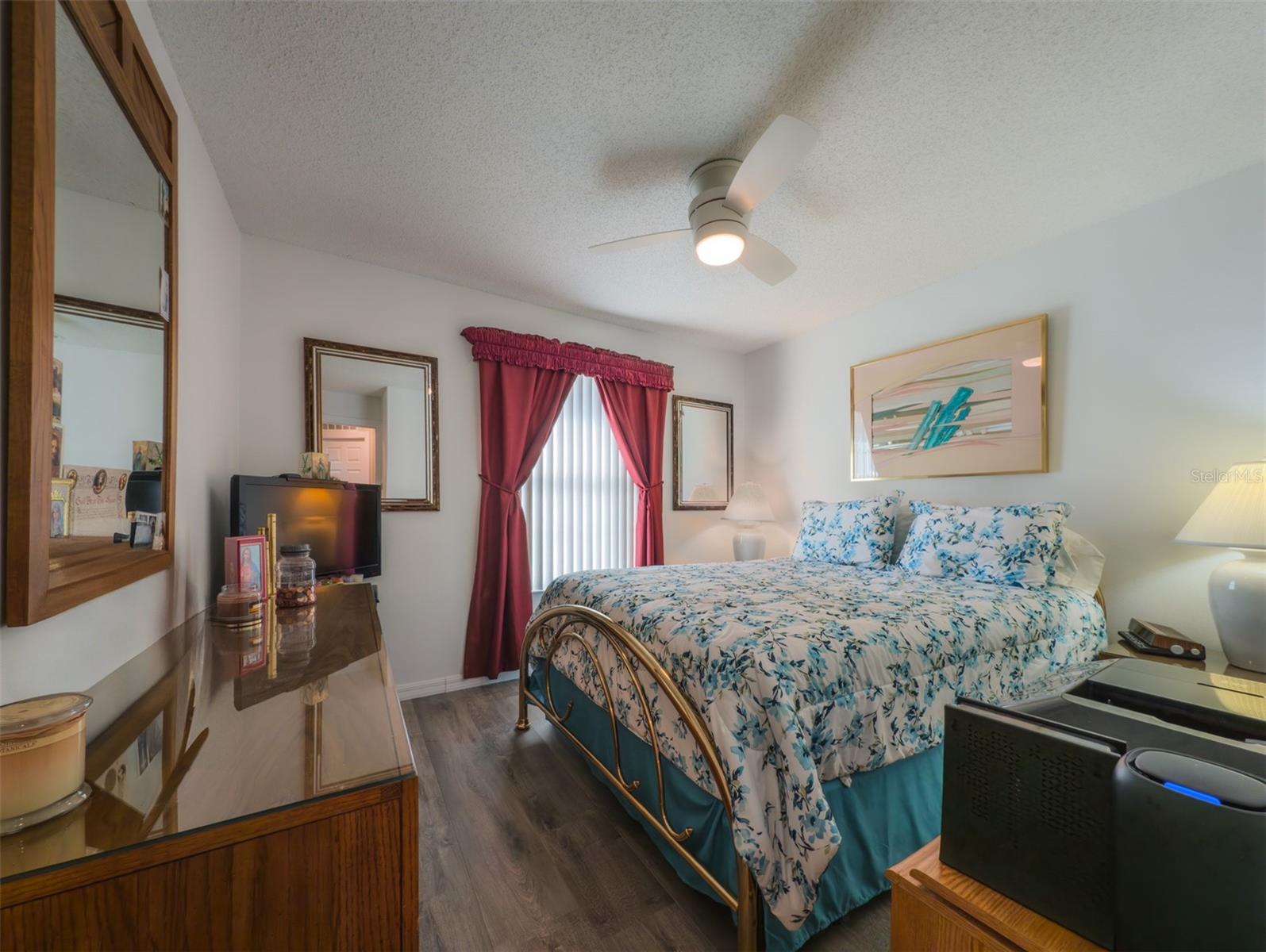 Secon Bedroom fits queen bed