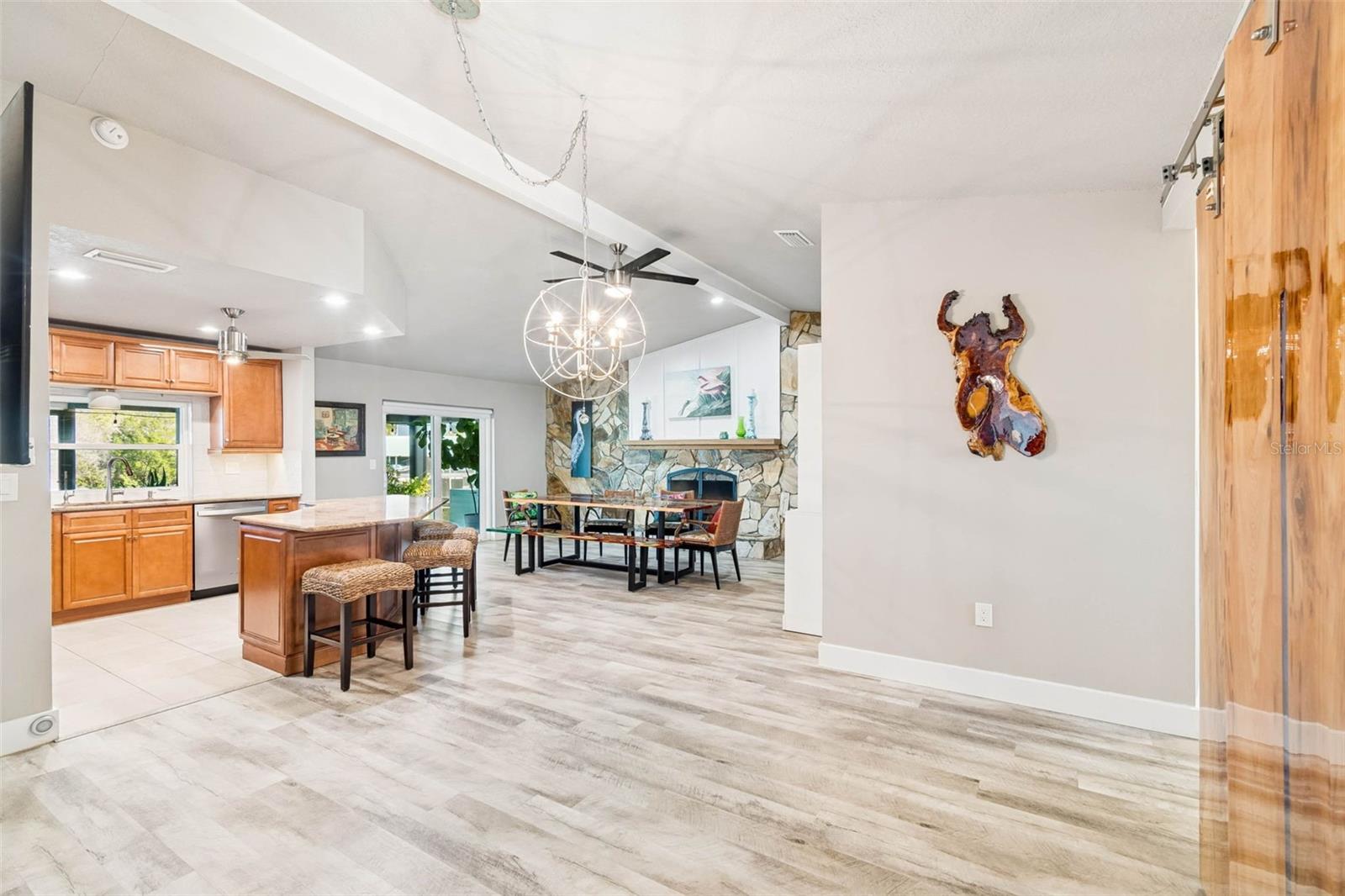 Kitchen & great room – open-concept combo