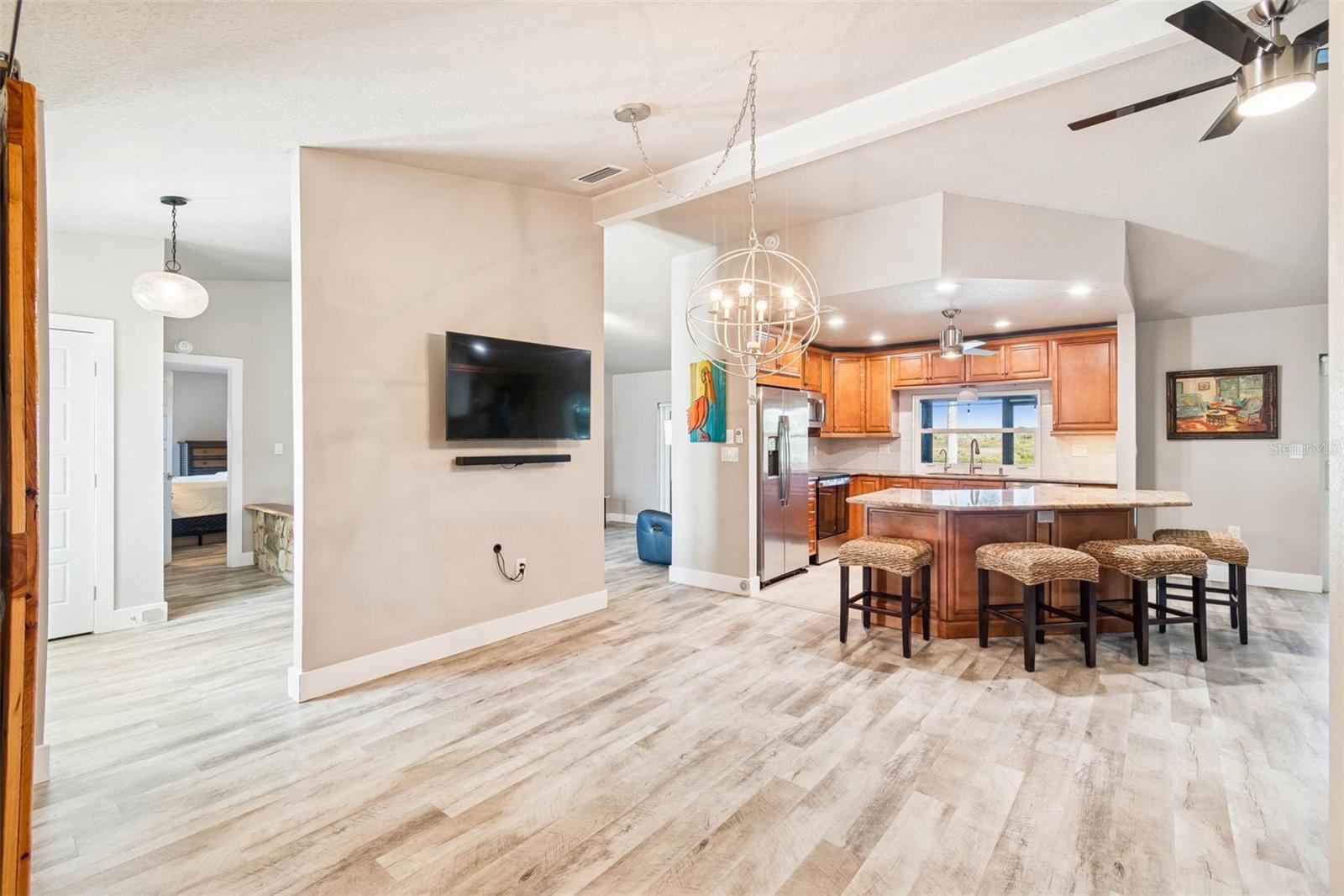 Kitchen & great room – open-concept combo