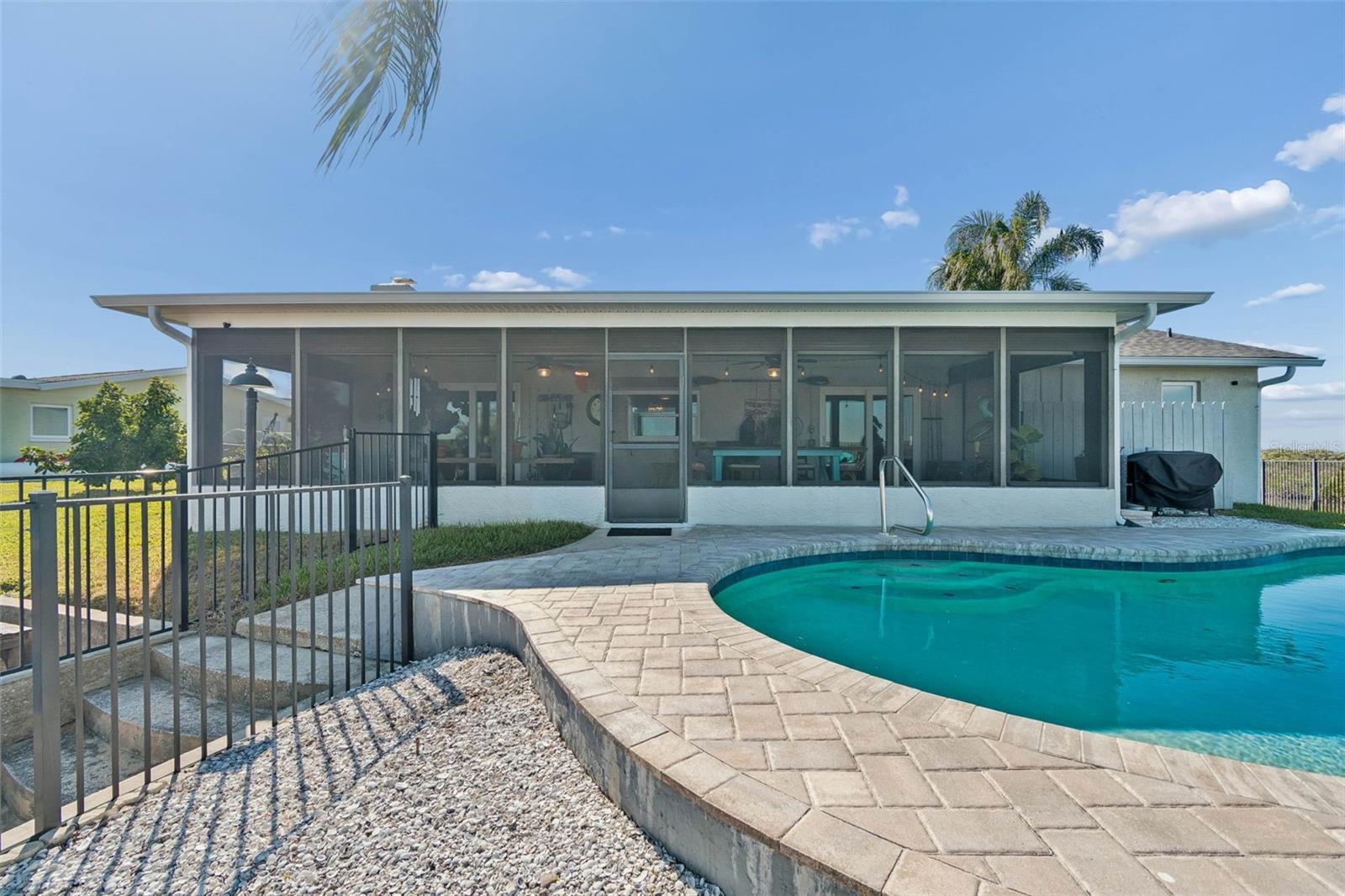 Pool – showing expansive pool decking