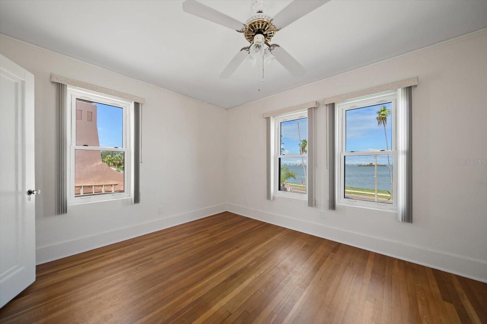 2nd bedroom with water view on 2nd floor