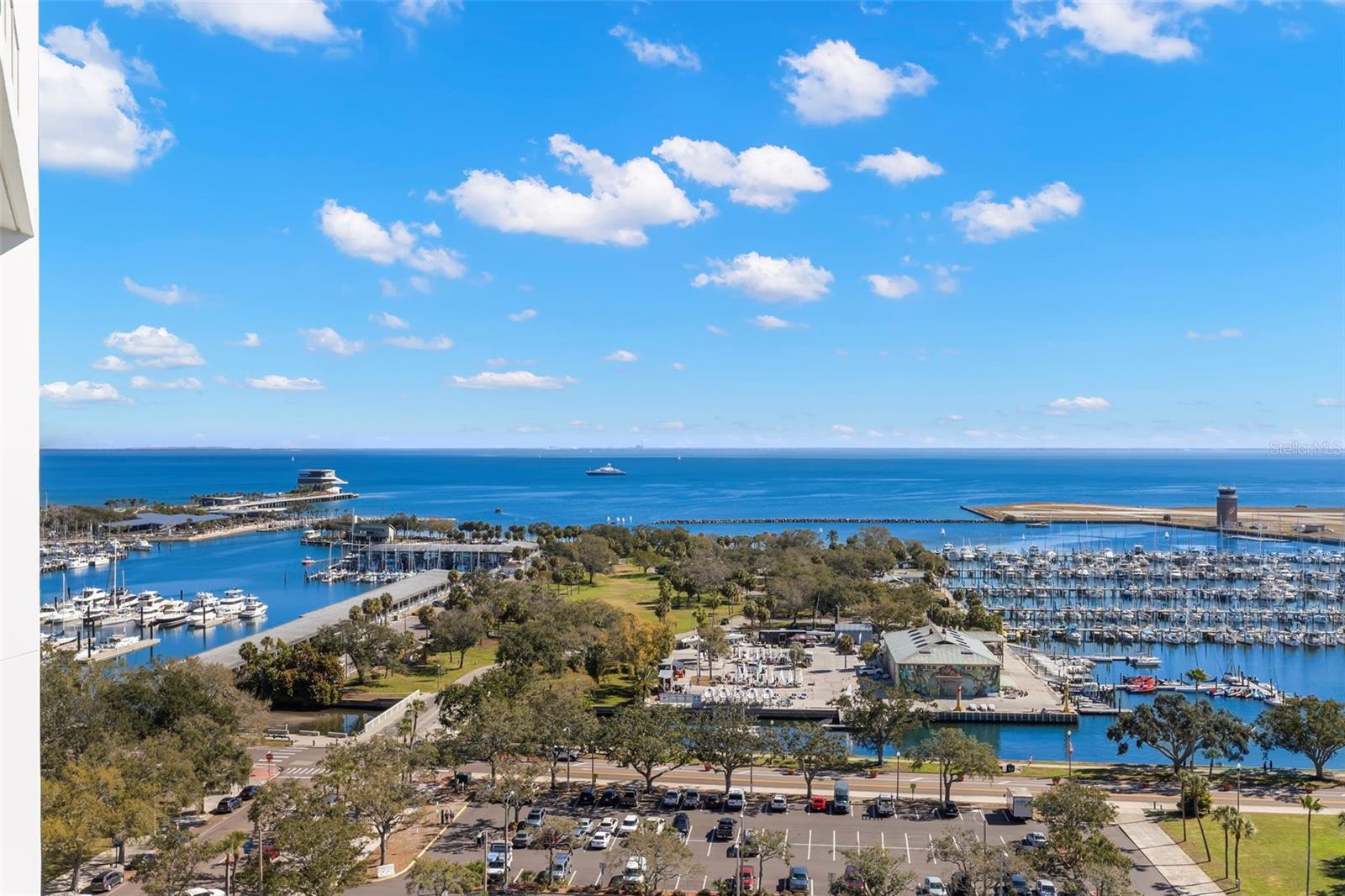 Breathtaking views of The Pier and St Pete Marina