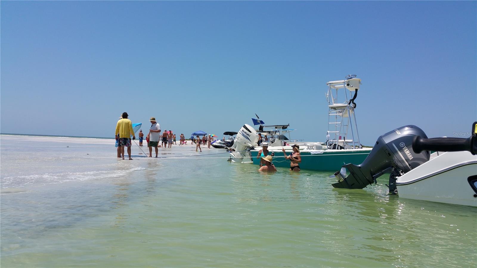 3 Rooker Sand Bar a short boat ride away