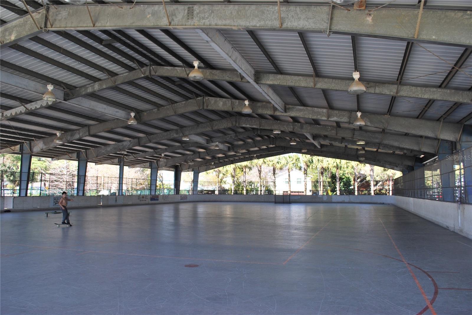 Roller Hockey Ring around the corner in Recreation Complex