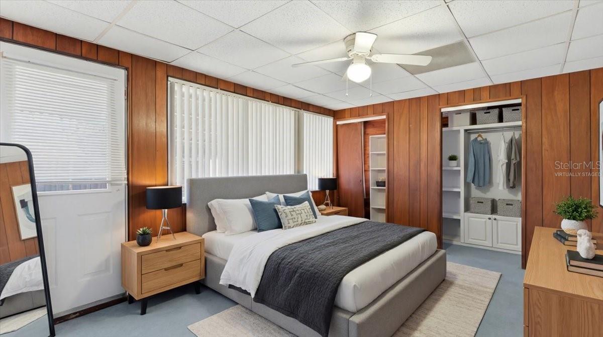 Virtually Staged 3rd Bedroom