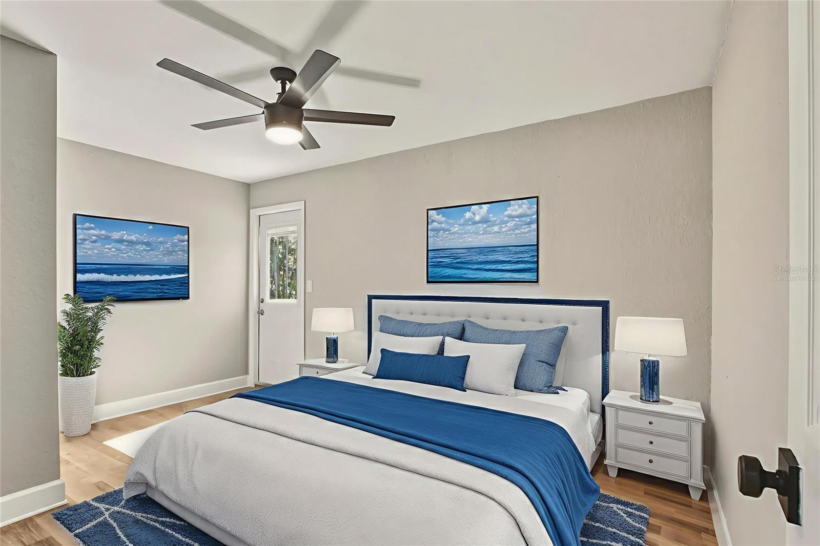 VIRTUALLY STAGED - Bedroom 2