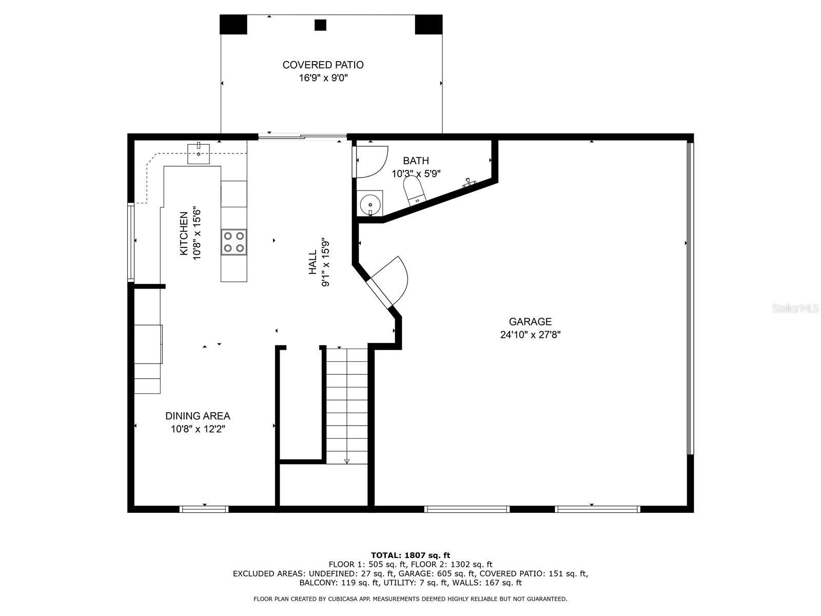 1st Story Floor Plan