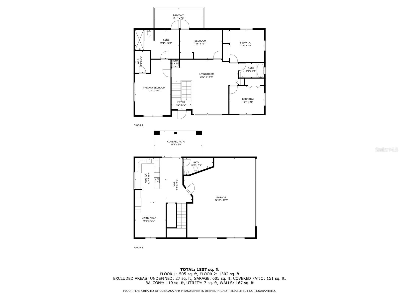Both Floors Floor Plan