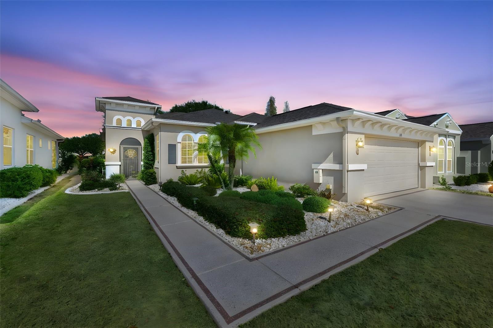 Exquisitely maintained home with GOLF COURSE and WATER view.